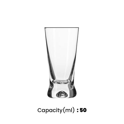 krosno x line vodka glass 50 ml set of 6