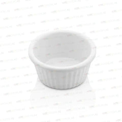 Kulsan 13060.PW Melamine Ramekin, Commercial Grade Break Resistant 2oz, Color White