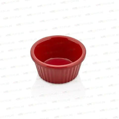 Kulsan 13060.R Melamine Ramekin, Commercial Grade Break Resistant 2oz, Color Red