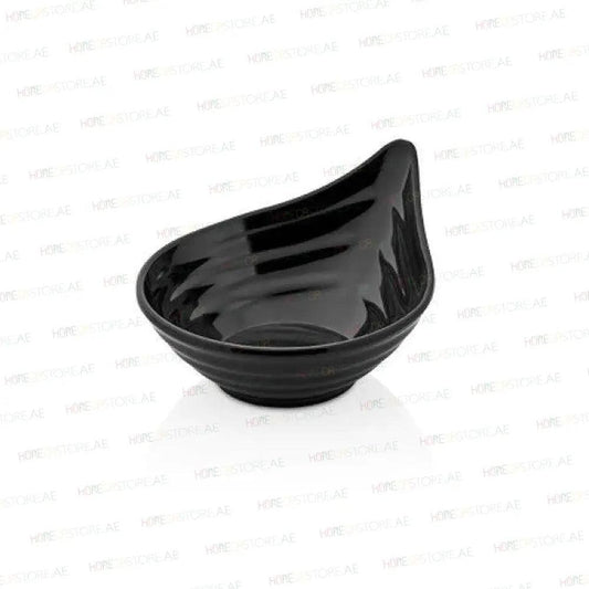 Kulsan 13115.BL Melamine Gravy Boat Finger Food Drop, Ø 9.5 x 11cm, Color Black - HorecaStore