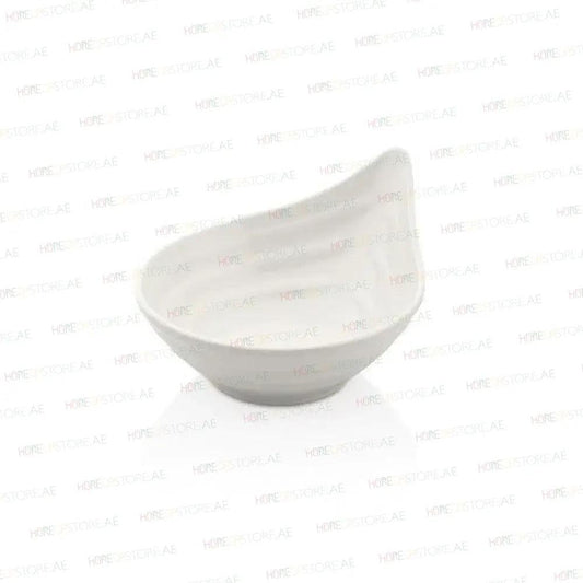 Kulsan 13115.CW Melamine Gravy Boat Finger Food Drop, Ø 9.5 x 11cm, Color White - HorecaStore