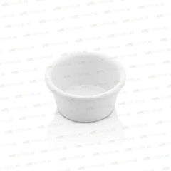 Kulsan 13130.PW Melamine Ramekin, Commercial Grade Break Resistant 1oz, Color White