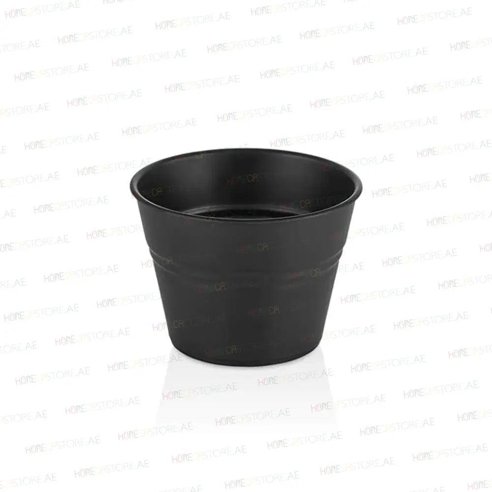 Kulsan 48011.BL Melamine Round Bucket,  Ø 11 cm, Black