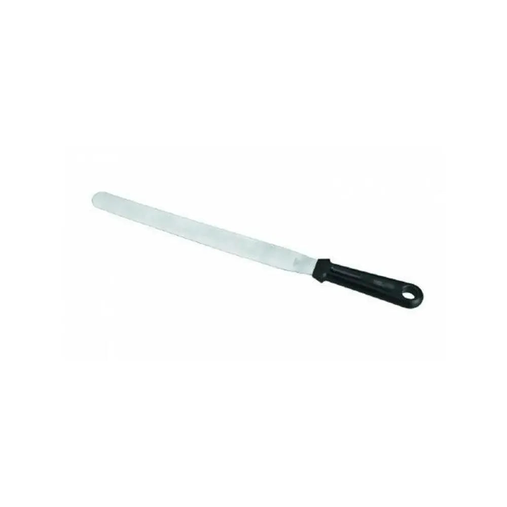 Lacor 60462 Stainless Steel Straight Spatula, L 20 cm, Color: Black