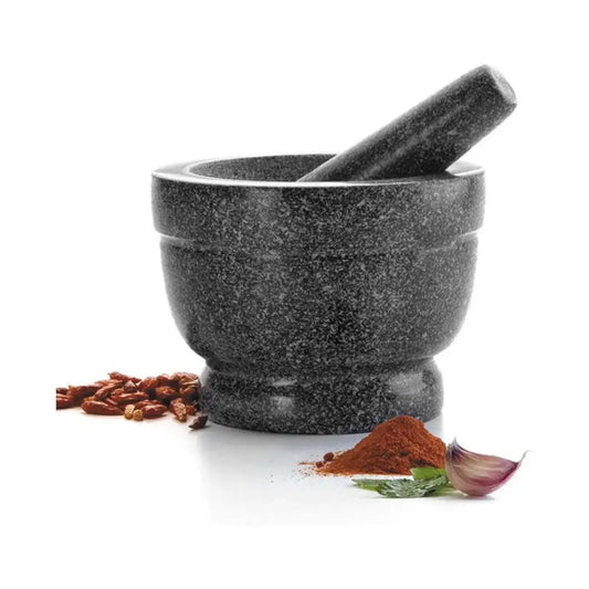 Lacor 60516 Granite Mortar And Pestle 16 x 12 cm, 600 ml