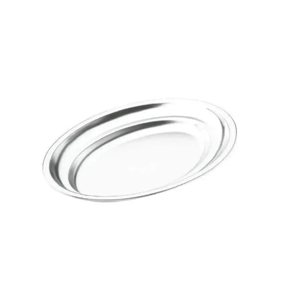 Lacor 61845 Stainless Steel Oval Dish, 45 x 29cm