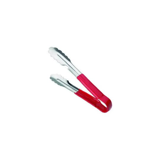 Lacor 63060 Stainless Steel Scallop Tong, 24 cm, Red