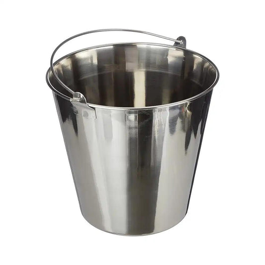 Lacor Spain 14128 Inox Graduated Bucket 28 cm, 14 Liters - HorecaStore