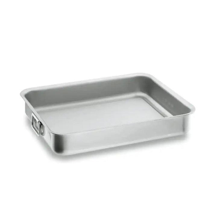 Lacor Spain 50540 18/10 Inox Roast Pan With Falling Handles 40 x 30 cm - HorecaStore