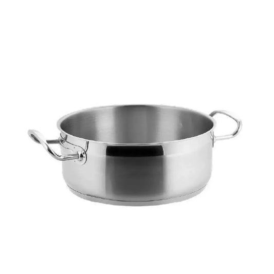 Lacor Spain 57020 Stainless Steel Eco Chef Deep Casserole Pot 20 cm, 2.80 Liters Induction