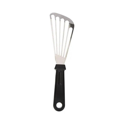 Lacor Spain 60426 Black Nylon Handle, Stainless Steel Flexible Fish Turner 30 cm - HorecaStore