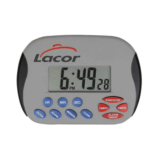Lacor Spain 60805 Digital Kitchen Timer With Alarm 10.5 x 7 cm - HorecaStore