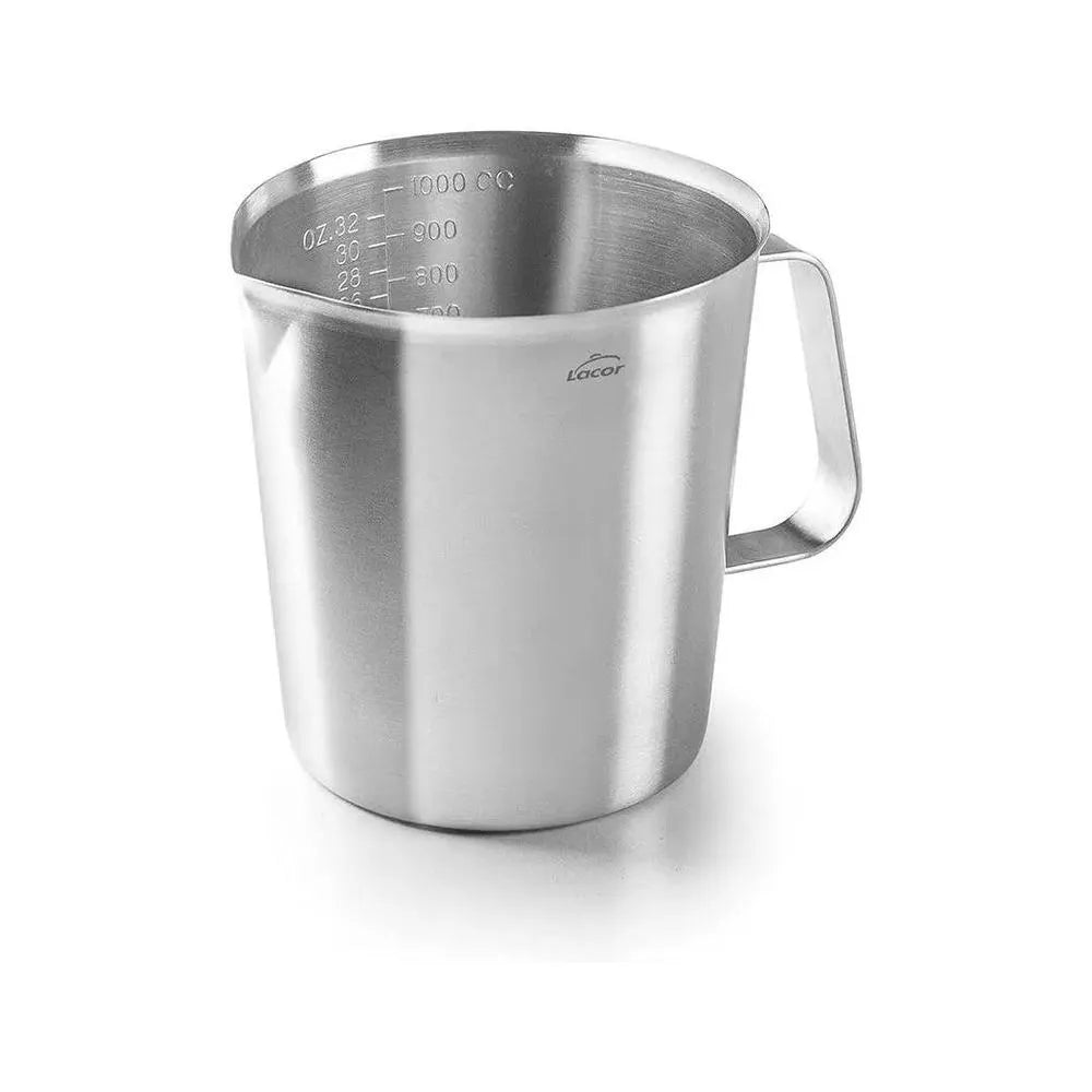 Lacor Spain 62741 Stainless Steel Measuring Jug 11.5 cm, 1 Liters