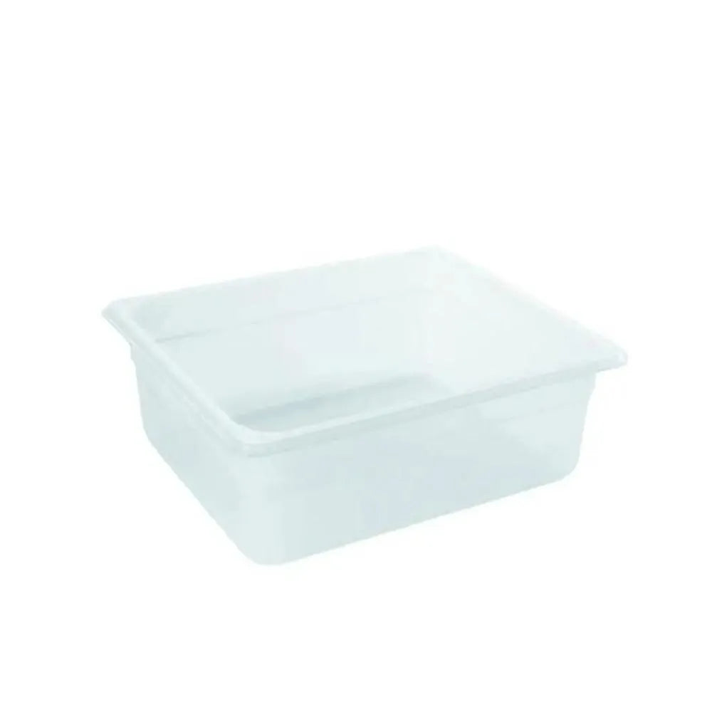 Lacor Spain 66265H Polypropylene Food Pan 1/2 6.5 cm Deep, White