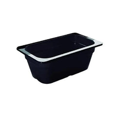 Lacor Spain 66410J Melamine Food Pan 1/4 10 cm Deep, Black