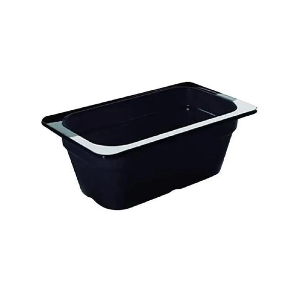 Lacor Spain 66465J Melamine Food Pan 1/4 6.5 cm Deep, Black