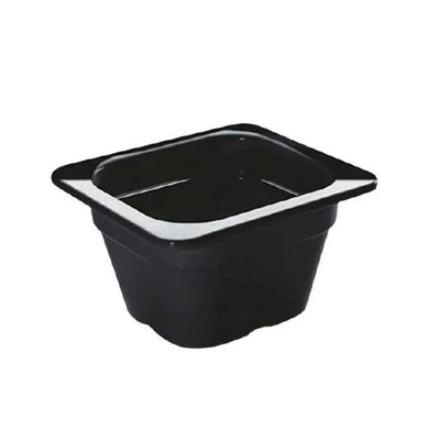 Lacor Spain 66465J Melamine Food Pan 1/4 6.5 cm Deep, Black