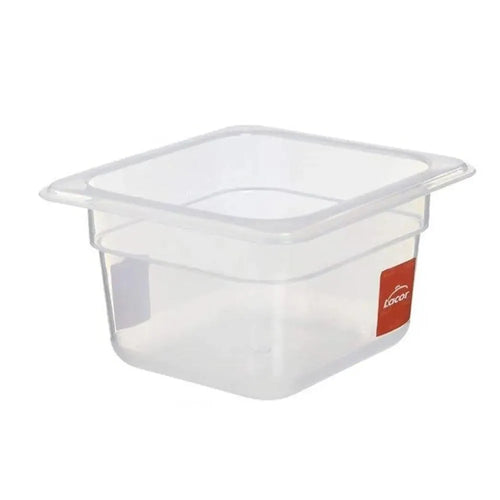 Lacor Spain 66615H Polypropylene Food Pan 1/6 15 cm Deep, White