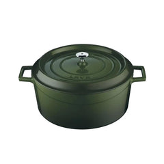 Lava Enameled Cast Iron Mini Casserole - Diameter(Ø)10 cm Green