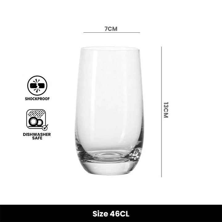 Leonardo Cheers Highball Glass, 46 cl, Pack of 6 - HorecaStore