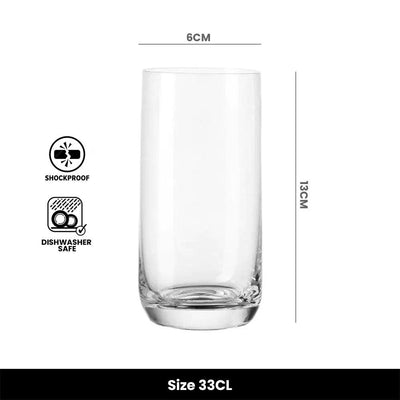 Leonardo Daily Highball Glass, 33 cl, Pack of 6 - HorecaStore