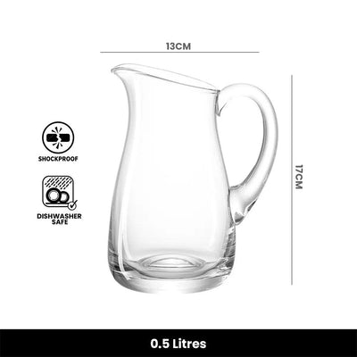 Leonardo Giardino Jug 0.5 Litres, Pack of 4 - HorecaStore