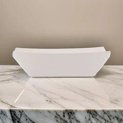 Hotpack White Boat Paper Tray, Large, 17 x 10 x 6 cm, 600 PCs