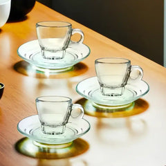 Ocean Cafe Espresso Cup & Saucer, 6 pcs