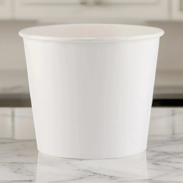 hotpack white paper chicken bucket with lid 5028 ml 100 pcs