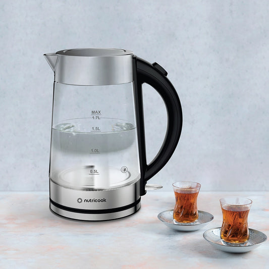 nutricook electric glass kettle gk100 2200 w