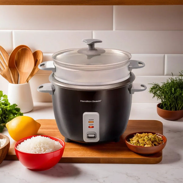 hamilton beach rice cooker steamer 1 5 l 500 w