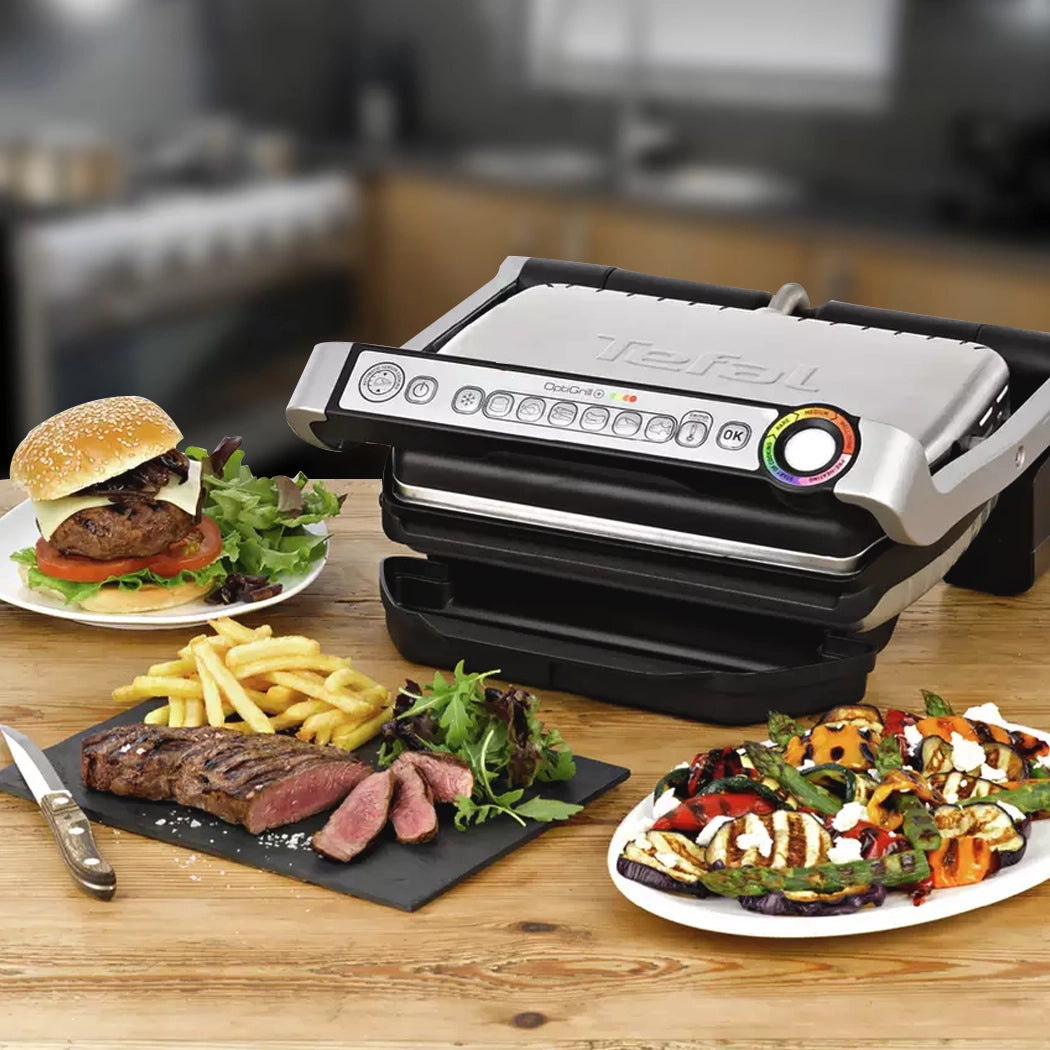 Tefal 4 Portion OptiGrill Plus Health Grill, 2 kW