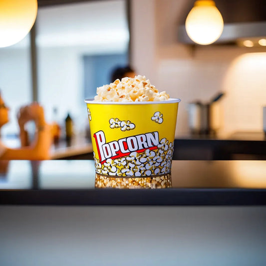 Hotpack Round Popcorn Round Paper Tub, 1361 ml, 500 PCs