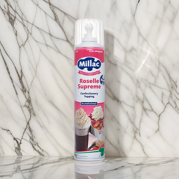 millac roselle supreme aerosol whipping cream 9 x 500g