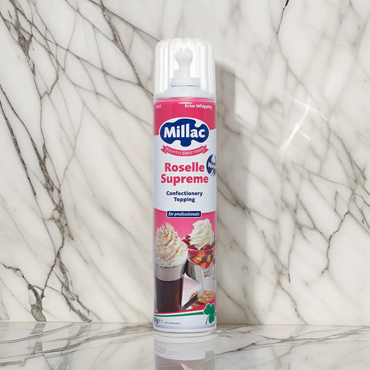 millac roselle supreme aerosol whipping cream 9 x 500g