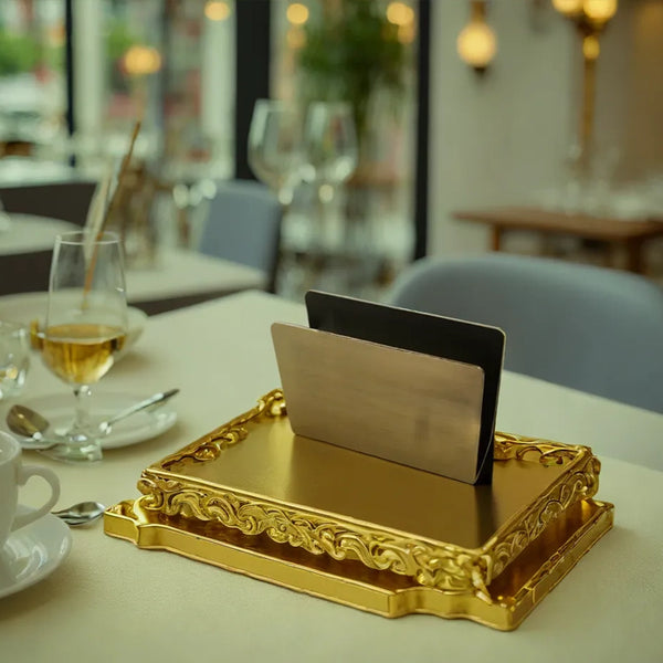 THS Pure Brass Napkin holder with Brass Antique Finish