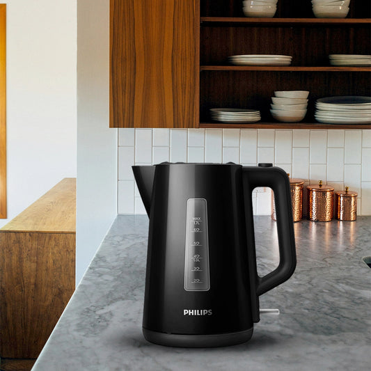 Philips Series 3000 Black Electric Kettle, 1.7 L, 2.2 kW