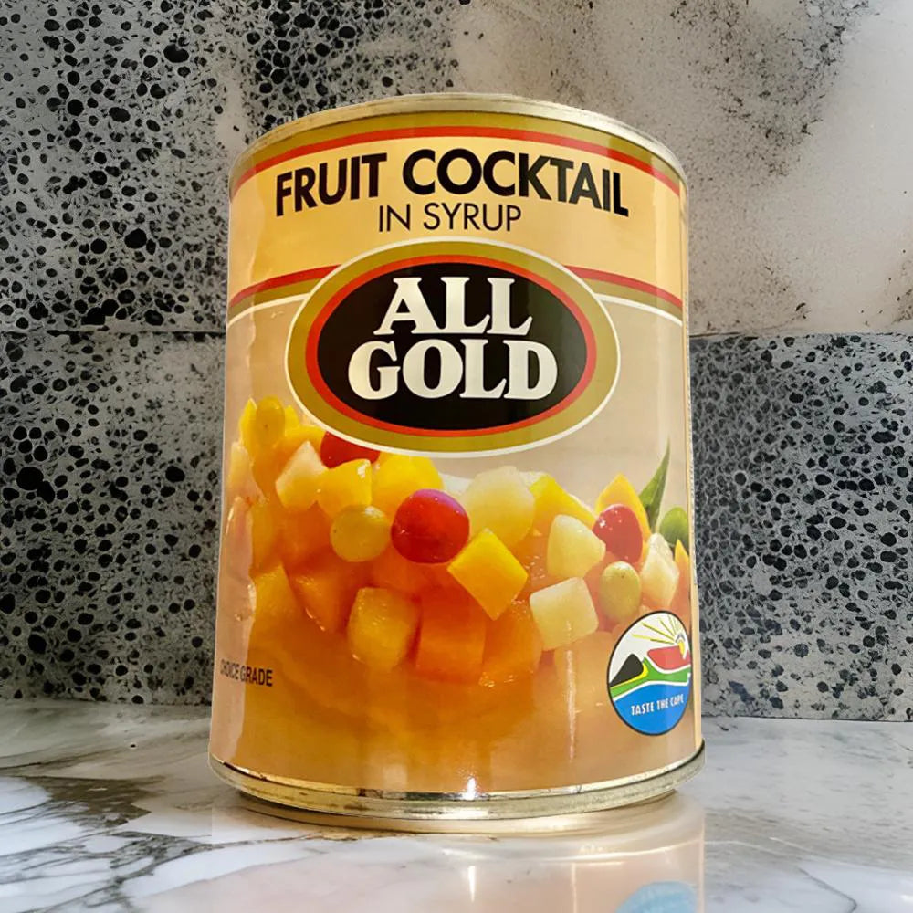 all gold canned fruit cocktail in syrup 24 x 825g