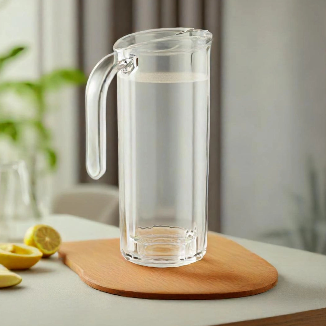 Tribeca Polycarbonate Clear Pitcher With Lid 1.25 L, BOX QUANTITY 10 PCS