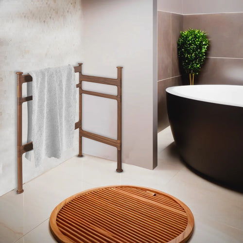 Bagnodesign Walnut Bagnospa Towel Rail, 75x40x89 cm