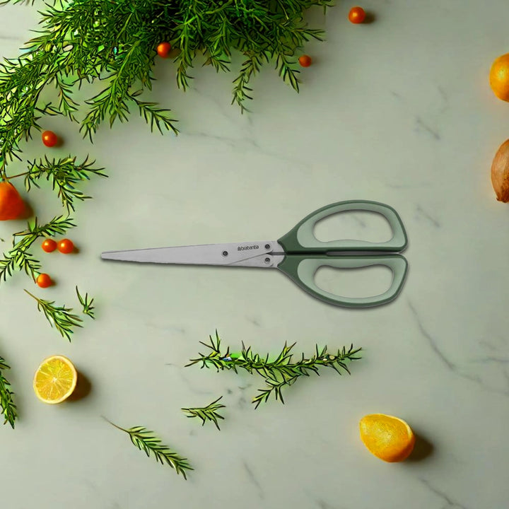 brabantia-plastic-fir-green-herb-scissors-plus-cleaning-tool