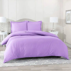 THS Giza Cotton King Duvet Cover Mauve