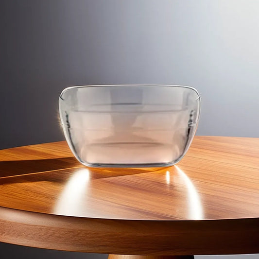 Tribeca Polycarbonate Clear Square Bowl 11 x 11 Cm