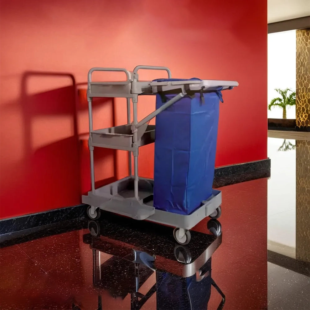 THS RSACEG Compact Janitorial Cleaning Trolley