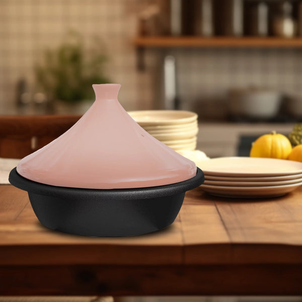 THS Ceramic Tajine Moka 3000cc Black