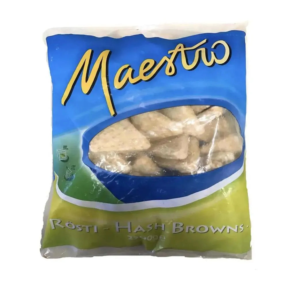 Maestro Frozen Hash Brown Triangles, 2.5 kg x 4 packs