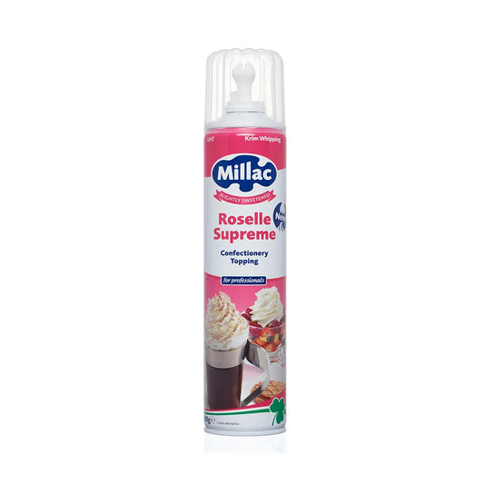 millac roselle supreme aerosol whipping cream 9 x 500g