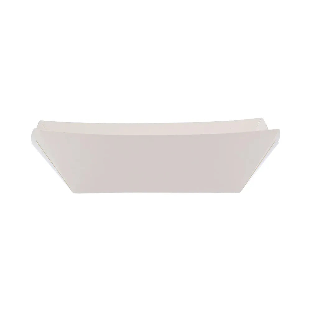 hotpack white boat paper tray large 17 x 10 x 6 cm 600 pcs