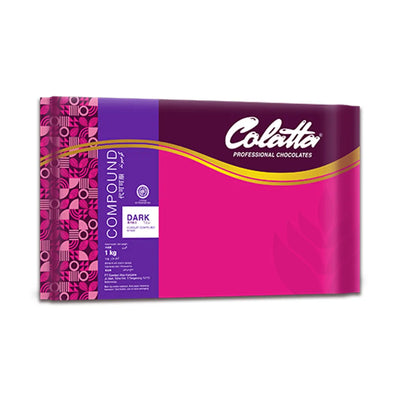 colatta dark compound pastry block chocolate 12 x 1kg