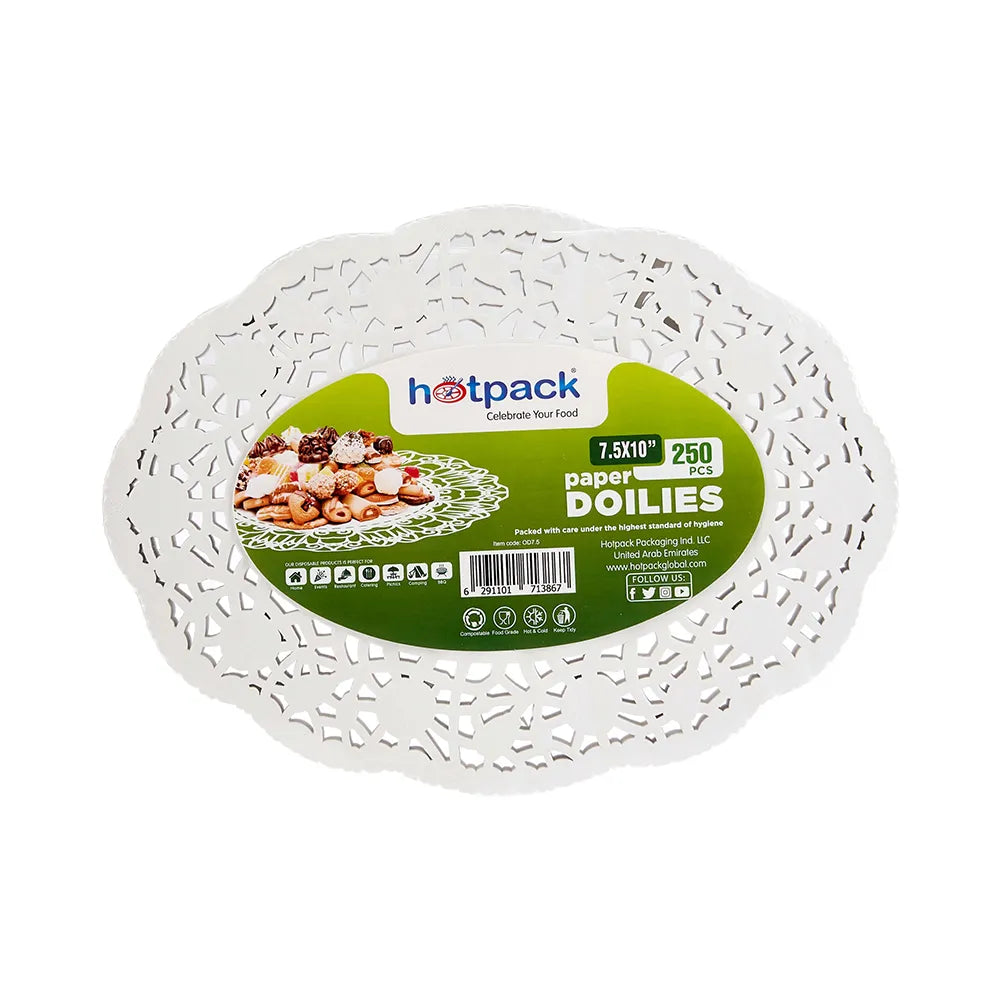 hotpack oval doilies 20 cm 2000 pcs